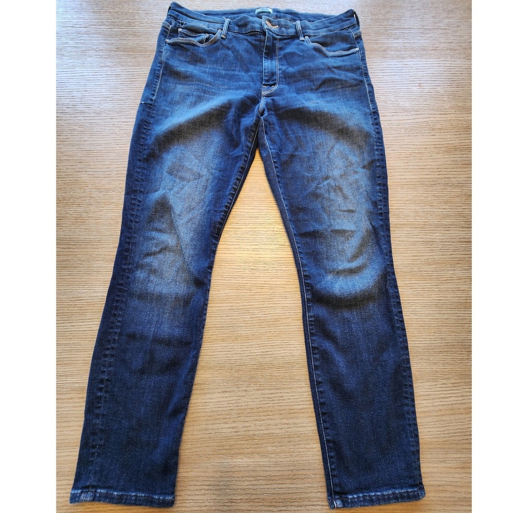 Mother Denim Dark Wash Jeans Size 32 USA Premium Denim Festival Fall strech&Fit